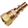 thumbnail image 1 of Wolfrail Raccords Rapides au Propane 1/4 Pieds' pour Connecter Appareil à Gaz Basse Pression Chauffage Grill Foyer et RV Connexion Rapide, Clé Rapide 1/4 Pouces Prise x Éclat Femelle 3/8 Pouces, 1 of 5