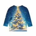 thumbnail image 4 of ITSAME Boys Girls Christmas Tops, Fashion Pullover Funny Xmas Graphic 3/4 Sleeve Fall Casual Holiday Shirt Multicolor 4T, 4 of 7