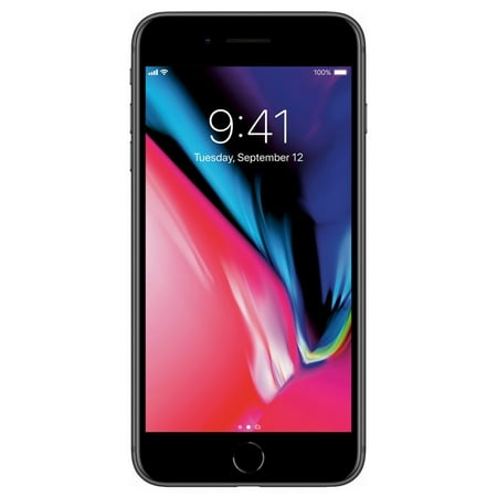 Restored Apple iPhone 8 Plus 256GB Unlocked GSM/CDMA Phone w/ Dual 12MP Camera - Space Gray Refurbished