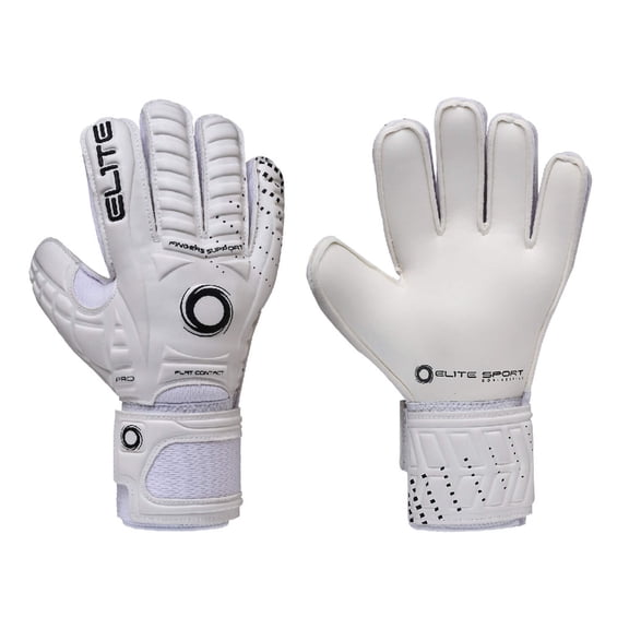 Elite Sports Warrior White Jr Youth Goal Keeper Gloves