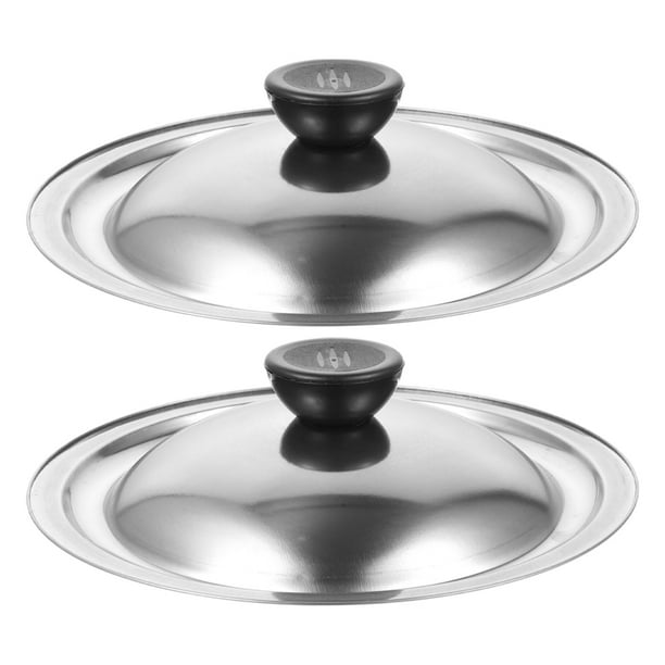 tapas universales de acero inoxidable para ollas y sartenes de 20 cm