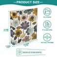 thumbnail image 3 of FORMRS 3 Ring Binder 1.5 inch with Pockets Set of 2 Clip Board 200 Sheets Capacity, Colorful Floral, 3 of 8