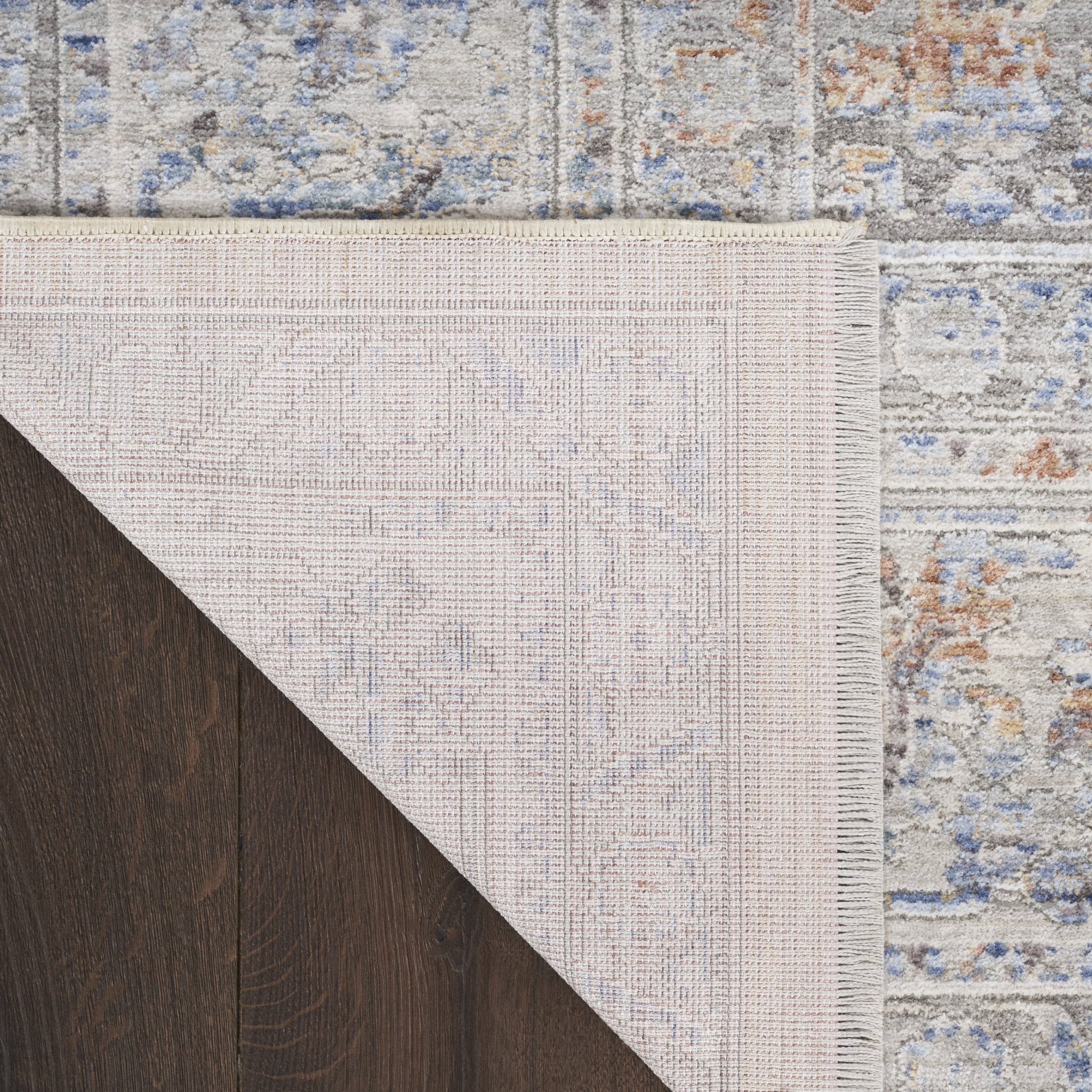 Nourison Elegant Heirlooms 7'10" x 10' Grey Gold Vintage Indoor Rug
