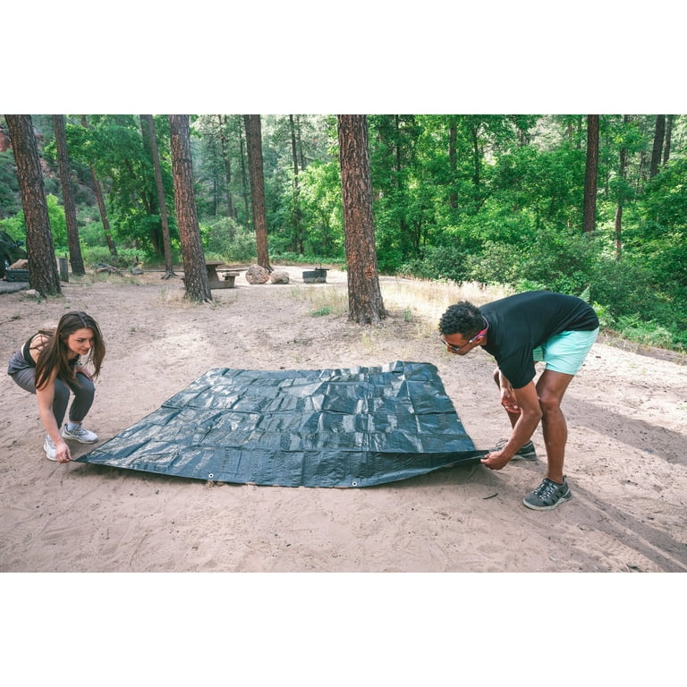 Stansport Medium-Duty Rip-Stop Tarp 14' x 16' - Forest Green