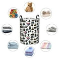 thumbnail image 6 of Daiia Cool Camera Round Laundry Basket with Handles Thickened Waterproof Circular hamper,Dirty Clothes Storage Basket for Bedroom,Bathroom,College Dorm-Medium, 6 of 8