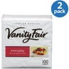 Vanity Fair Everyday Premium Napkins, 100 ct (Pack of 2)