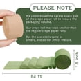thumbnail image 3 of Wedding Party Decorations, Olive Green Khaki Crepe Paper Streamers for Boho Wedding, Birthday, Shower, 3 of 4