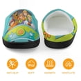 thumbnail image 5 of Scooby Doo Mystery Machine Kids Cotton Slippers Slip-on Indoor Memory Foam House Shoes Fluffy Slippers Furry Cozy Comfy Slippers Boys Girls, 5 of 8
