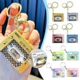 thumbnail image 5 of Mini Retro Cassette Player Keychain Charm Fun Music Box Decoration Tape Car Children Backpack Keyring Pendant Gifts, 5 of 9