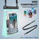 thumbnail image 5 of Funda impermeable para teléfono PEDVSTY, bolsa flotante grande, verde, 5 of 7
