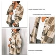 thumbnail image 1 of Top a cuadros con botones camisas a cuadros holgadas y cómodas para la piel para uso diario ANGGREK Otros, 1 of 8