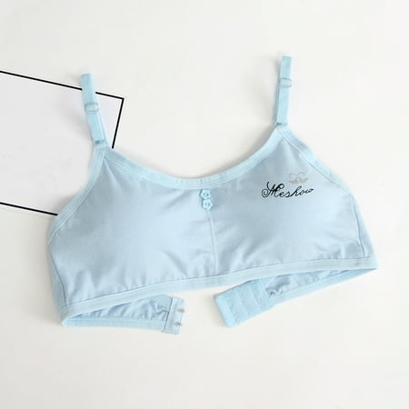 

Baby Care Kids Girls Underwear Adjustable Bra Vest Children Underclothes Undies Clothes Children clothes Blue