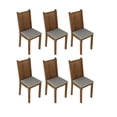 thumbnail image 1 of Kit de 6 sillas de Comedor Madesa, MDF/MDP, color Marrón Beige, 1 of 10