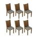 thumbnail image 1 of Kit de 6 sillas de Comedor Madesa, MDF/MDP, color Marrón Beige, 1 of 10