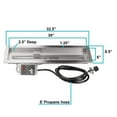 thumbnail image 7 of Celestial 30" x 6" CSA Certified Fire Pit Burner Kit, Stainless Steel, Propane, Electronic Ignition, 7 of 7