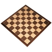 Apollo Extra Thick Tournament Chess Board with Inlaid Walnut and Maple Wood Extra Large 20 x 20 Inch Board Only