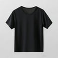 thumbnail image 4 of Jalioing Athletic Mesh Tops for Kids Crew Neck Short Sleeve Breathable Sport T Shirt Summer Running Workout Tee, 4 of 5