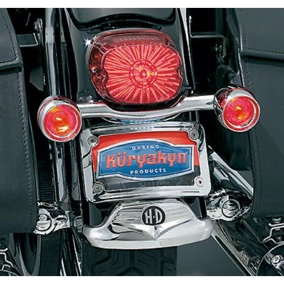 Kuryakyn 3162 Curved License Plate Frame