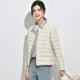thumbnail image 2 of Chaqueta de plumón ligera para mujer, chaqueta de diseño corto cálida para otoño e invierno, 2 of 5