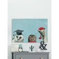 thumbnail image 5 of Marmont Hill Brainy Birds Canvas Wall Art, 5 of 7