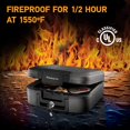 thumbnail image 2 of Caja fuerte SentrySafe CHW20221, ignífuga, impermeable, 8 L, 2 of 6