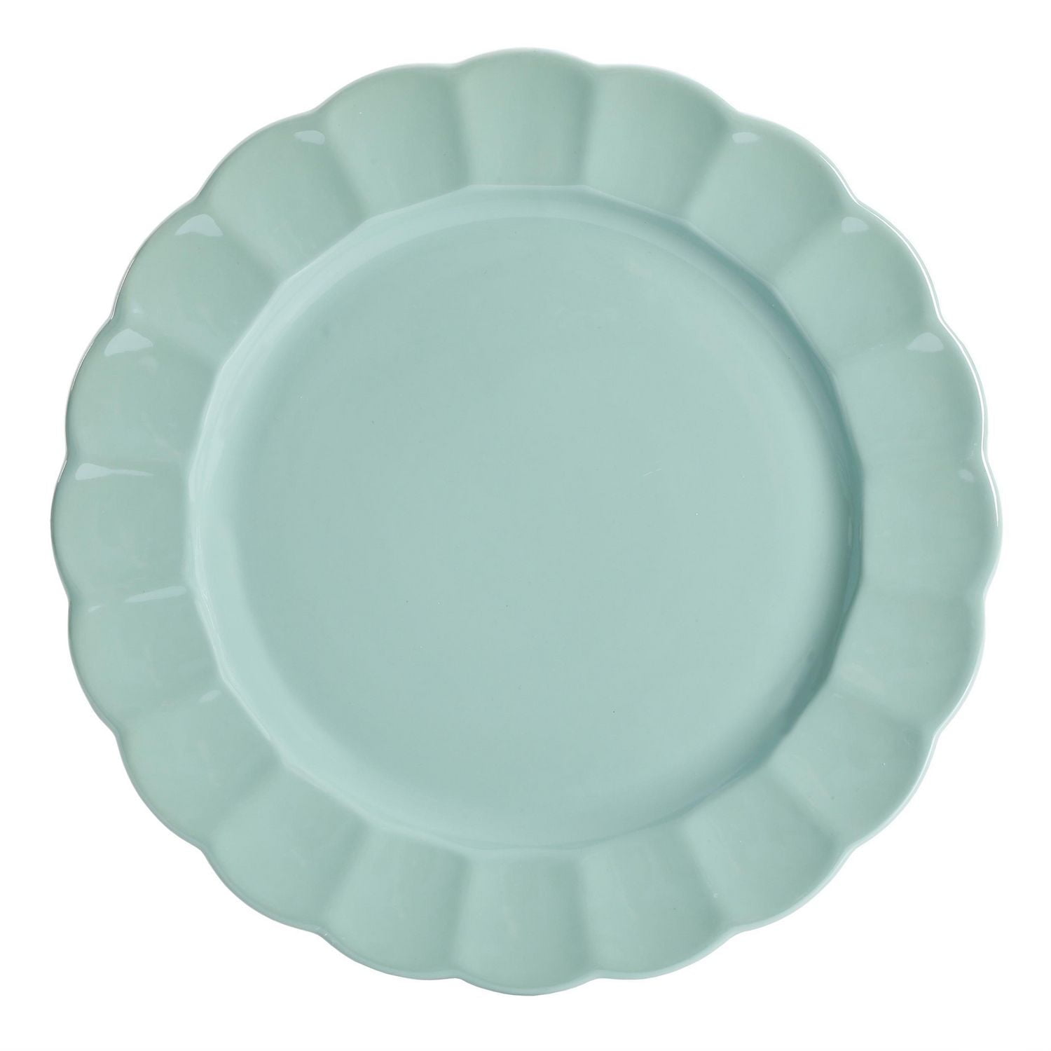 The Pioneer Woman Luster 12-Piece Dinnerware Set, Teal