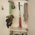 thumbnail image 3 of Rev-A-Shelf BRC-12SN 12-Inch Wall Mounted Pullout Belt Rack Organizer, Nickel, 3 of 8