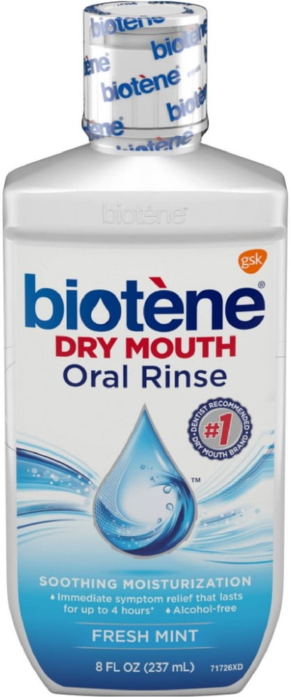 Biotene Dry Mouth Oral Rinse, Fresh Mint 8 oz