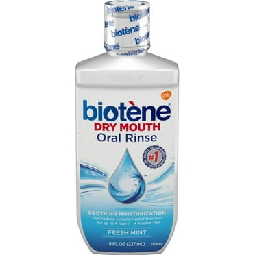 Biotene Dry Mouth Oral Rinse, Fresh Mint 8 oz (Pack of 3)