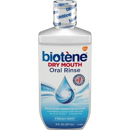 Biotene Dry Mouth Oral Rinse, Fresh Mint 8 oz