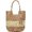 Khaki, variant on Stylish Woven Straw Tote Bag for Women Lightweight Summer Beach Shoulder Purse Ideal Travel Holiday