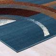 thumbnail image 5 of Allstar blue Area Rug. Contemporary. Abstract. Traditional. Formal. Shapes. Spirals. Circles (5' 2" x 7' 1"), 5 of 7