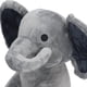 thumbnail image 3 of Elefante de peluche de juguete multiusos, lindo, seguro, cómodo, suave y esponjoso, juguete de peluche para niños, decoración del hogar, 3 of 8