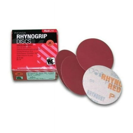 Indasa IND-320-220 3 in. 220 Grit Red Line Grip Sanding Disc