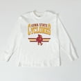 thumbnail image 3 of Women's Gameday Couture White Iowa State Cyclones Oversized Swift Strike Long Sleeve T-Shirt, 3 of 4