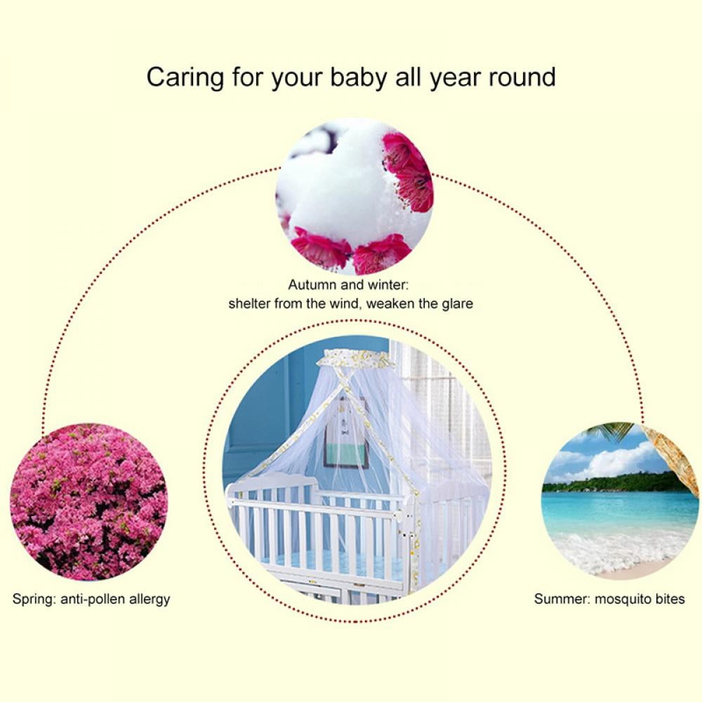 Baby Infant Lace Mosquito Bug Net Toddler Boy Girl Bed Crib Canopy Mosquito Net