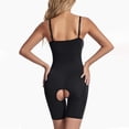 thumbnail image 4 of ITSAME Womens Shapewear Bodysuit, Open Cut Hip Seamless Tummy Control Ultra Firm Jumpsuit Black 3XL, 4 of 4