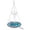 Purple, variant on Solar Cascade Hanging Bird Bath Fountain, Hanging Bird Feeder, Outdoor Garden Bird Feeder, Balcony Patio Yard Decor, Lightweight Hanging Design, Blue