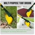 thumbnail image 3 of Artificial Grass Turf Broom - Astroturf Rake/Brush. Also Great Carpet Rake & Groomer (Curved Bristle), 3 of 5