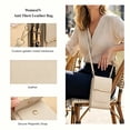 thumbnail image 6 of Touch Screen Crossbody Cell Phone Purse Anti theft Leather Bag Touchscreen Phone Crossbody Bag for Women Daily Travel Trendy Purses Touchscreen Shoulder Bag(Brown), 6 of 6