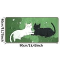 thumbnail image 3 of Klonfd Extended Gaming Pad Large Computer Keyboard Mat Edges Rubber Base High Definition Print Smooth Desk Cover For Work And PC Use, 3 of 6