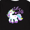 thumbnail image 4 of Inktastic Lil Sis unicorn- little sister Girls Long Sleeve Toddler T-Shirt, 4 of 5