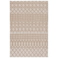 thumbnail image 2 of SAFAVIEH Global Regina Diamond Indoor/Outdoor Area Rug, Beige/Brown, 6'7" x 6'7" Round, 2 of 10