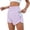 #01Light Purple, variant on Women's Athletic Shorts High Waisted Running Short Pocket 2.5" Sporty Shorts Gym Workout Shorts Purple L