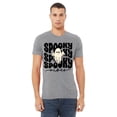 thumbnail image 2 of Spooky Vibes Cute Ghost Halloween Costume Unisex Men's T-shirt, L, H. Grey, 2 of 6
