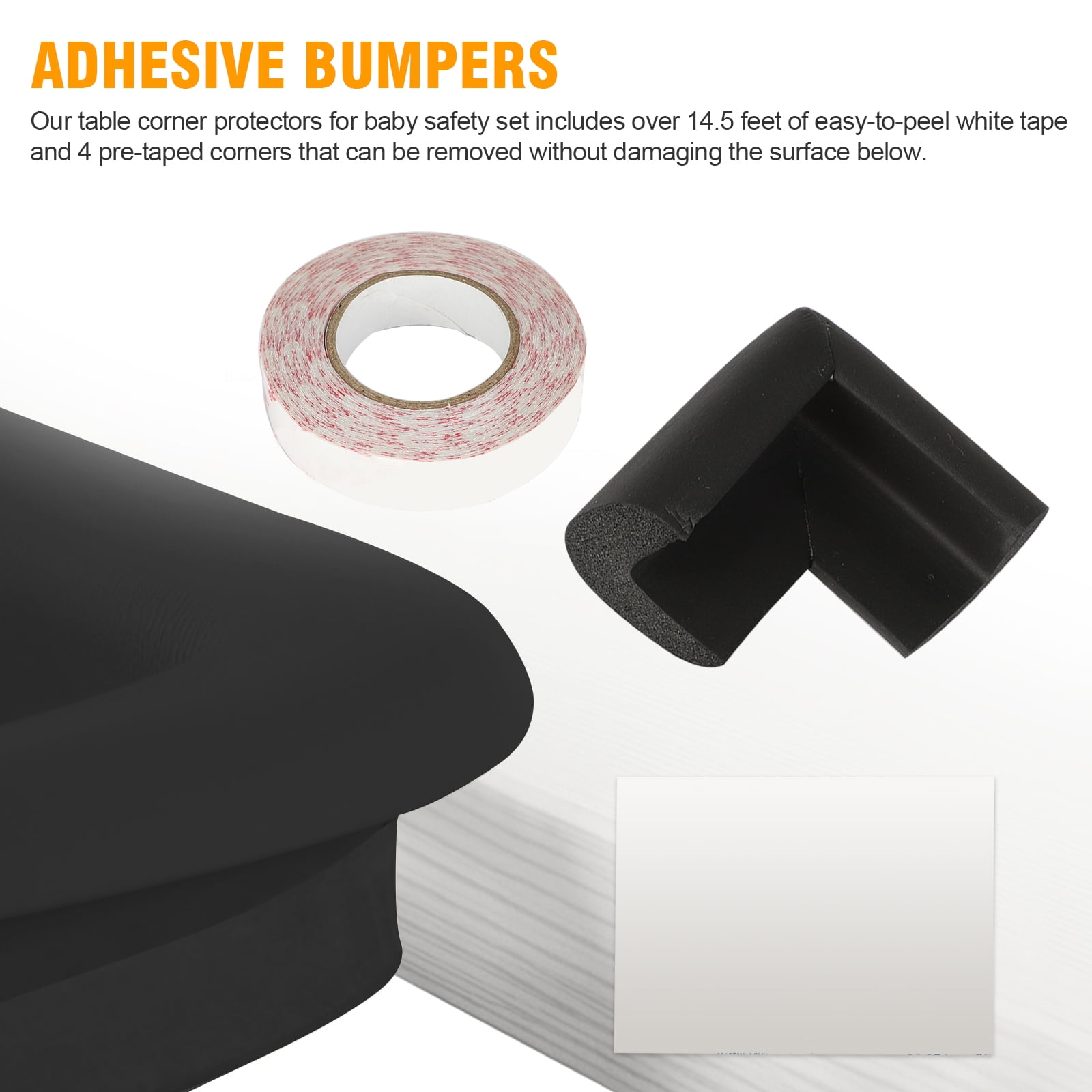 Baby Safety Table desk Edge Corner Cushion Guard Strip U5G8 Protector V5M1