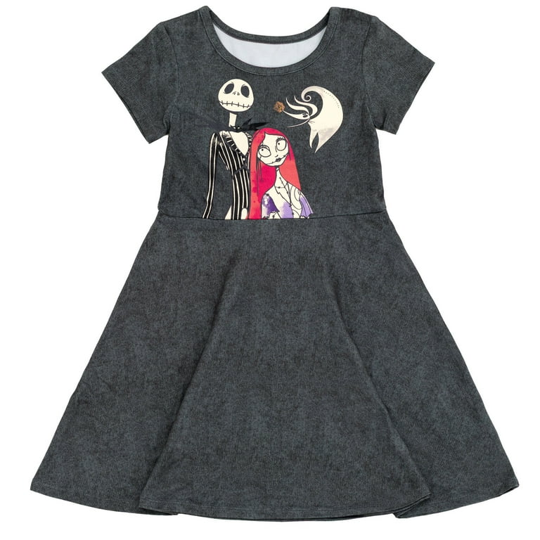 sally skater dress Plus Size - Disney Nightmare Before Christmas Jack And Sally Mini  Reversible Skater Dress