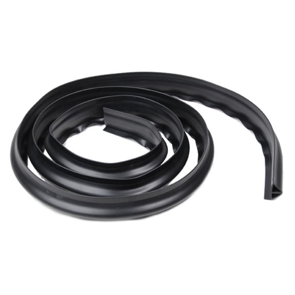 Dimex, LLC EasyFlex Plastic P-Profile Dock Edging, 25-Feet, Black