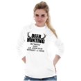 thumbnail image 4 of Deer Hunting Definition Antlers Long Sleeve TShirt Men Women Brisco Brands X, 4 of 6
