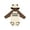 Natural & Brown w Ears, variant on Inktastic Don't Make Me Call My Big Brother Boys or Girls Long Sleeve Baby Bodysuit